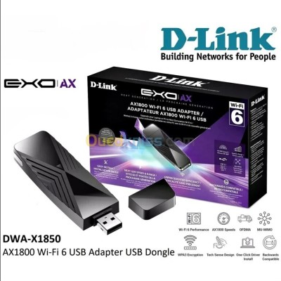  Clé WIFI D-LINK DWA-X1850 EXO AX1800 WIFI 6