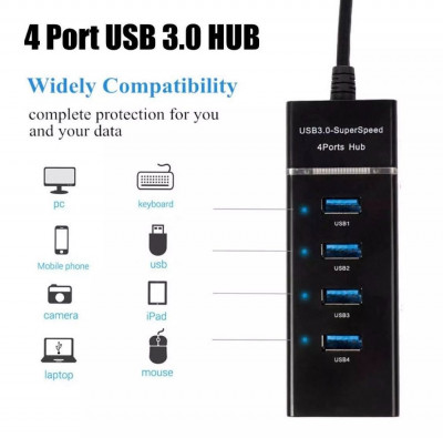 USB HUB 3.0 4Ports 