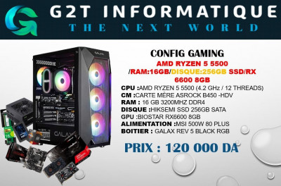 autre-config-gaming-rzyen-5-550016gbrx6600-alger-centre-algerie