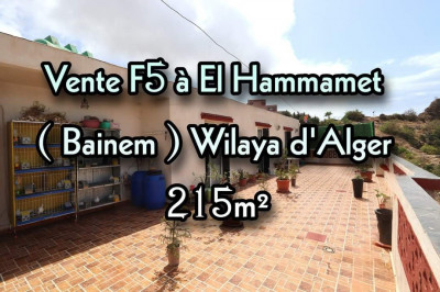 Vente Appartement F5 Alger Hammamet