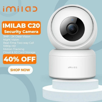 IMILAB-Caméra de sécurité à domicile C20, WiFi, 1080P, HD