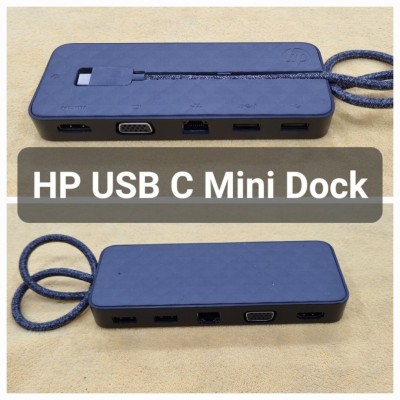 Hub Dock Station USB C Original HP Dell Lenovo Asus Microsoft