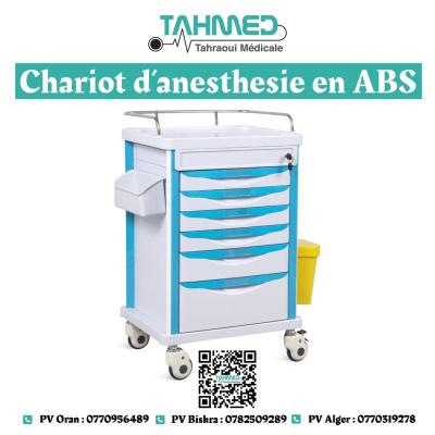Chariot d'anesthésie en abs