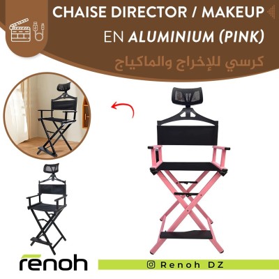 Chaise Director / Makeup En Aluminium (Pink)