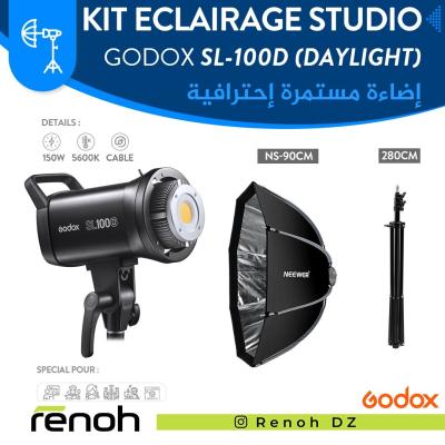 Kit Eclairage Studio GODOX SL100D (Neewer 90cm)