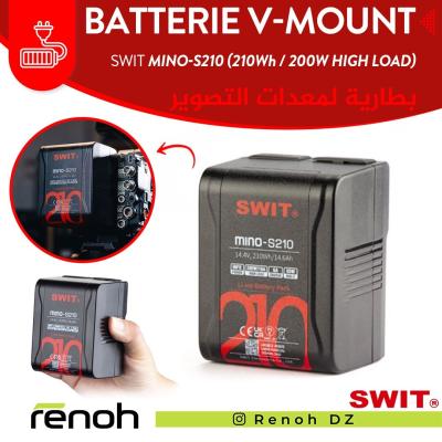 Batterie V-Mount SWIT MINO-S210 (210Wh / 200W HIGH CONSTANT LOAD) Pour Caméras Cinematiques