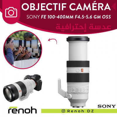 Objectif Caméra SONY FE 100-400MM F4.5-5.6 GM OSS