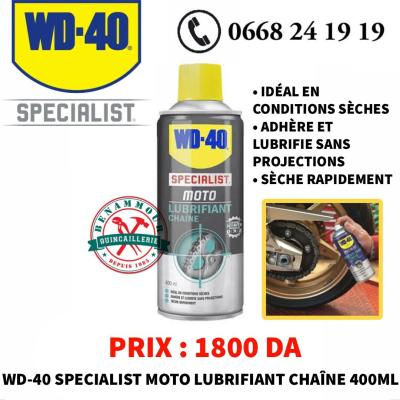 WD-40 SPECIALIST MOTO LUBRIFIANT CHAÎNE 400ML