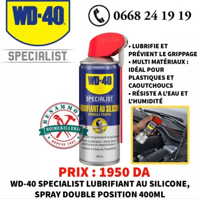 WD-40 SPECIALIST lubrifiant au silicone 400ML