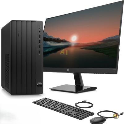 كمبيوتر-مكتبي-pc-de-bureau-hp-i5-12eme-8gb-512ssd-ecran-22-clavier-et-souris-المحمدية-الجزائر