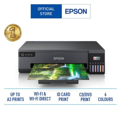 Imprimante Epson EcoTank L18050 A3 / A4  Impression Sur Cartes PVC / CD  / Wifi /6 COULEURS A3+