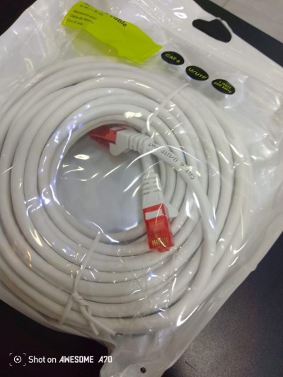 CABLE RESEAU 10M goobay