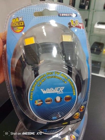 CABLE HDMI WINNER 1.8M BLLISTER HDMI0019