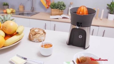 Moulinex VitaPress Direct Serve PC603D10 Presse-agrumes - Servi dans le verre - 3 cônes