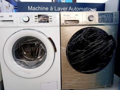 Machine a laver condor 8kg gris blanc 