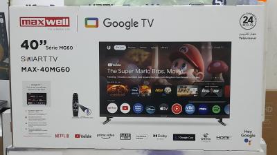 Promotion téléviseur maxwell 40 pouces smart Google tv 