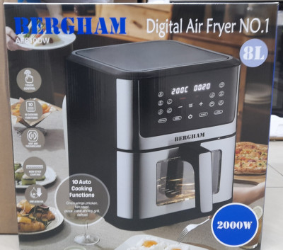 friteuses-promotion-friteuse-bergham-air-fryer-son-huile-8-litres-birkhadem-alger-algerie