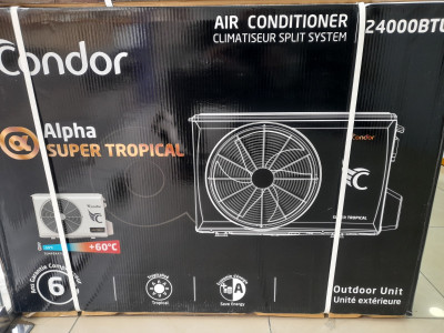 تدفئة-تكييف-الهواء-promotion-climatiseur-condor-24000-btu-inverter-super-tropical-بئر-خادم-الجزائر