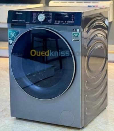 Promotion machine a laver hisense 10.5kg gris titanum