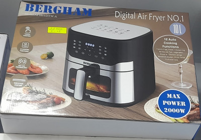 friteuses-promotion-friteuse-bergham-air-fryer-son-huile-10-litres-birkhadem-alger-algerie