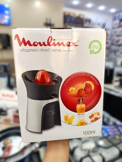 MOULINEX Vitapress Direct Serve Presse Agrumes 100w 3 Cones