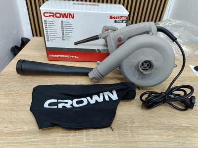 CROWN Souffleur d'air et Aspirateur 550W