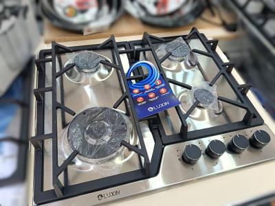 LUXIN Table de cuisson Easy Clean 4 feux Inox