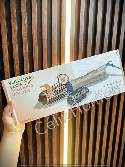 ENZO Brosse soufflante rotative Volumiser 1000w En-741