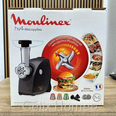 MOULINEX HV4 Hachoir à viande Successor 7en1 2.3kg 2000w ME472832