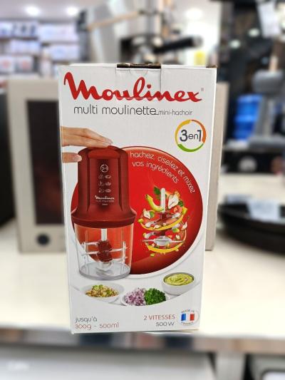 MOULINEX Multi moulinette 3en1 6 lames 500w 2 vitesses