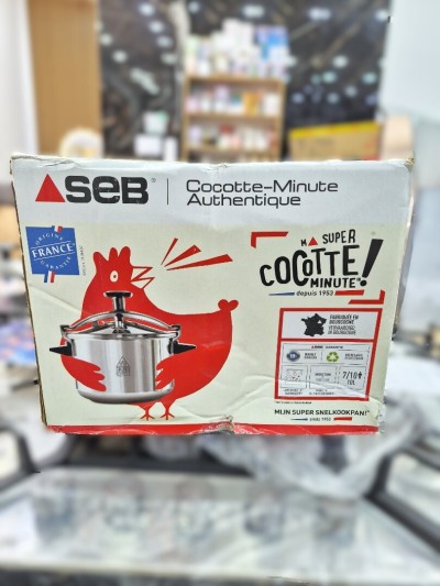 SEB Authentique 10L Cocotte minute traditionnelle INOX Made in France