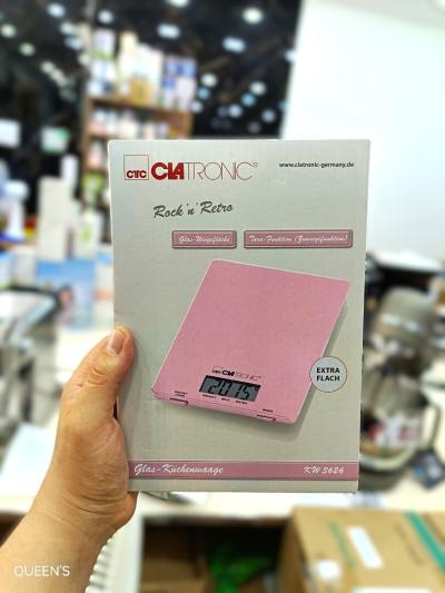 CLATRONIC Balance de cuisine numérique en verre