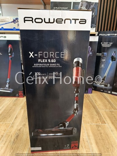 ROWENTA W-Force Flex Aspirateur Sans fil Kit Animal 9.60 100w +7 Accessoires RH2079