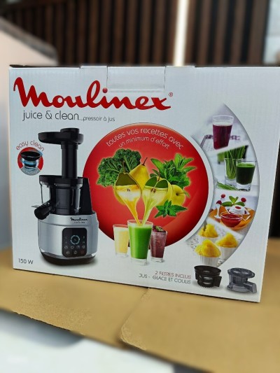 MOULINEX Juice & Clean extracteur de jus et centrifugeuse digital 150w