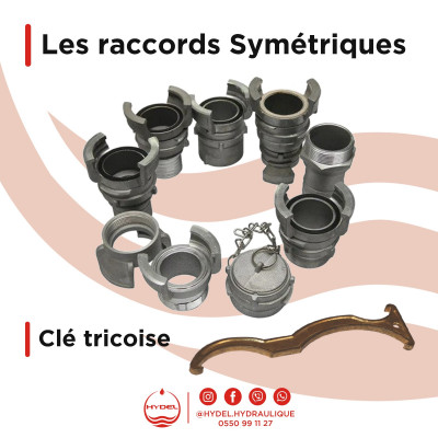 Raccords symétriques & Clé tricoise - Anti incendie (Anti-incendie)