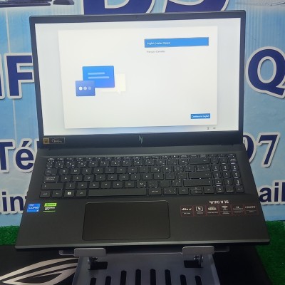 Acer Nitro v15 i5 13420H RAM 16GB 512SSD RTX 3050 6GB écran 15.6 144HZ jamais utilisé 