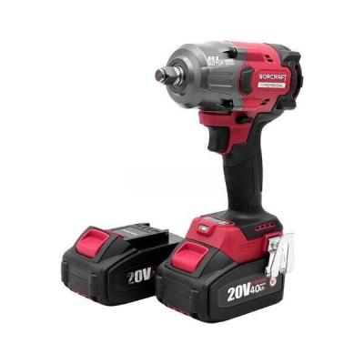 Boulonneuse clé à chocs sans fil 20V Li-Ion 2 Batteries 4.0ah Brushless 1/2" DR 850Nm CIW-S20LiB-850