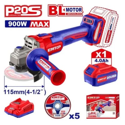 معدات-كهربائية-meuleuse-dangle-tronconneuse-115mm-sans-fil-brushless-a-1-batteries-20v-40ah-درارية-الجزائر