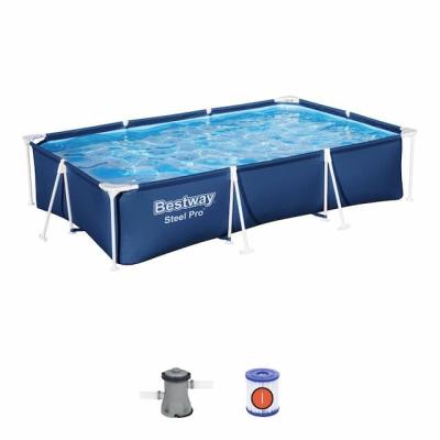 Piscine hors sol rectangle Steel Pro 300 x 201 x 66 cm 56411 BESTWAY