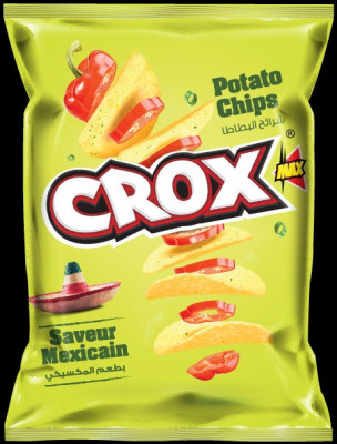 Crox Chips Potato Saveur Mexicain