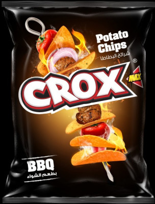 Crox Chips Potato Saveur BBQ 