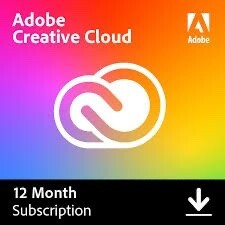 Adobe Creative Cloud | Abonnement 1 an | Photoshop, Illustrator, Premiere Pro et Plus 