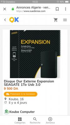 Disque Dur Externe Expansion - 1To - Usb 3.0 - Noir - Prix en Algérie