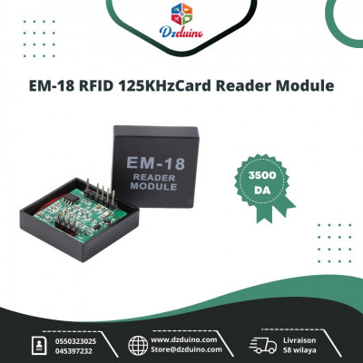 Module lecteur de carte RFID EM-18 125KHz