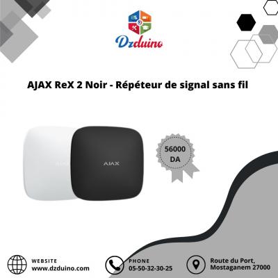 AJAX ReX 2 Noir - Répéteur de signal sans fil