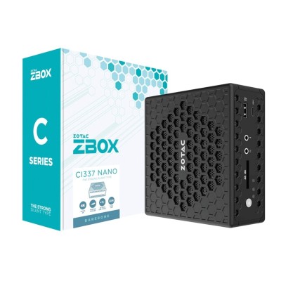 ZOTAC ZBOX CL337 NANO- MINI PC SFF - INTEL N100 - 8GB - 256GB -WIFI - BLUETOOTH - USB/DP/HDMI -BLACK