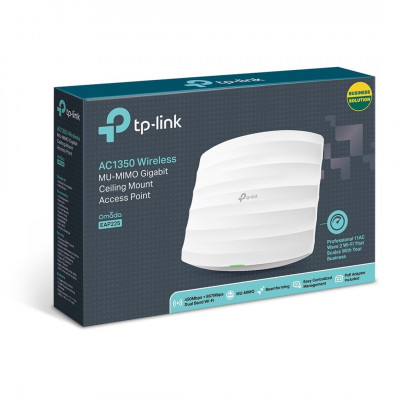 Tp-link EAP225 Point d'accès Wi-Fi AC Dual Band  AC1350 Gigabit - plafonnier 