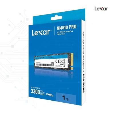 LEXAR NM610 PRO 1TB - SSD M.2 NVME - PCIE 3.0 GEN3X4 - 3300 MO/S - PC PORTABLE & BUREAU - BLACK