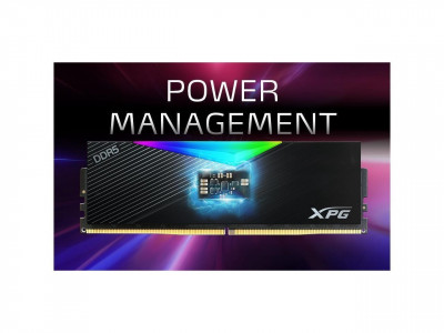 RAM ADATA XPG LANCER RGB DDR5 DESKTOP - 16GB DDR5 U-DIMM - 6400 MHz - PC5 51200 - 1.35V - BLACK
