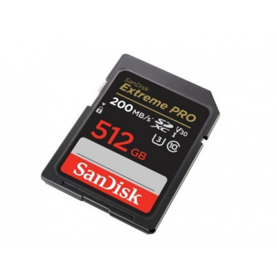 SanDisk Extreme Pro SDHC UHS-I 512 Go - SPEED UP TO 200 MB/s